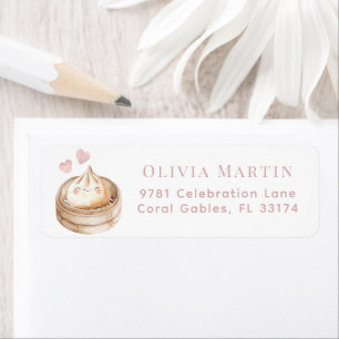 Pink Little Dumpling Watercolor Girl Baby Shower L