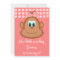 Pink Little Monkey Children's Birthday Invitations