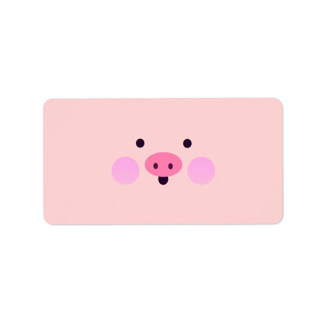 Pink Little Piggy Labels (Front)