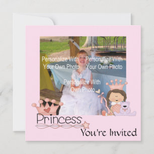 Pink Little Princess Invitations