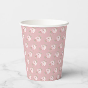 Pink Little Pumpkin Pattern Fall Autumn Paper Cups