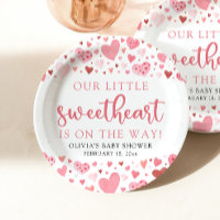 Pink Little Sweetheart Valentine's Day Baby Shower