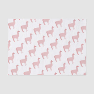 Pink Llama Tissue Paper