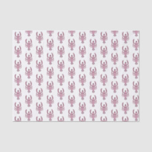 Pink Lobster Roses Rose  Wrapping Paper