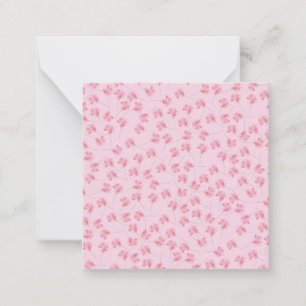 Pink Lollipop Pattern Card