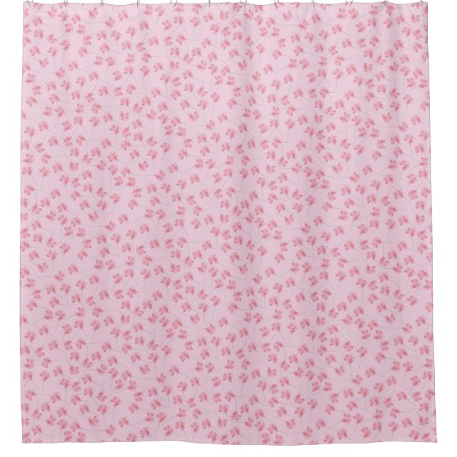Pink Lollipop Shower Curtain (Front)