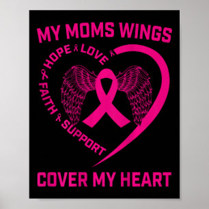 Pink Loss Of Loved One Mother Mom Breast Cancer Ck Poster