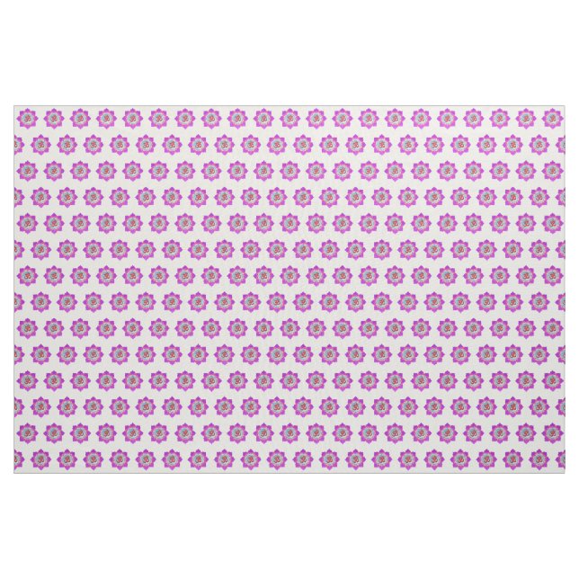Pink lotus fabric (Yard)