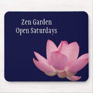 Pink Lotus Flower Mouse Pad