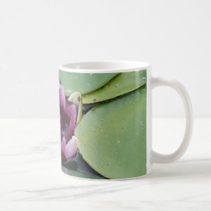 Pink Lotus Flower Photo  Classic White Mug