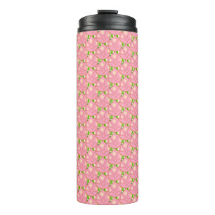 Pink Lotus Flowers Thermal Tumbler