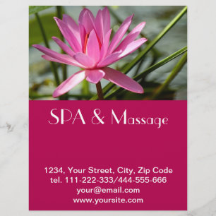 Pink lotus flyer