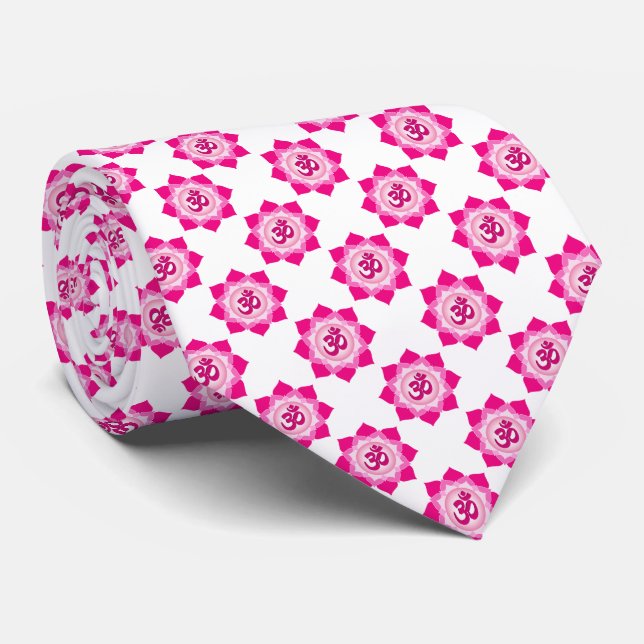 Pink lotus tie (Rolled)