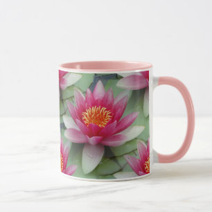 Pink Lotus Water Lily Mug