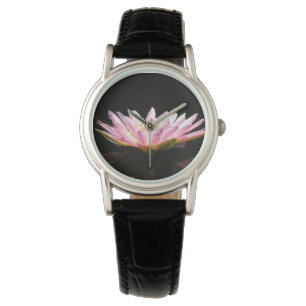 Pink Lotus Waterlily Watch