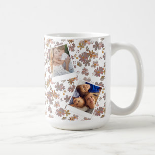 Pink Love 2 Photo Collage - Custom Mother's Day Coffee Mug