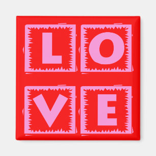Pink Love Box Magnet