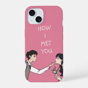 Pink Love Couples Cute girl and boy Phone Case