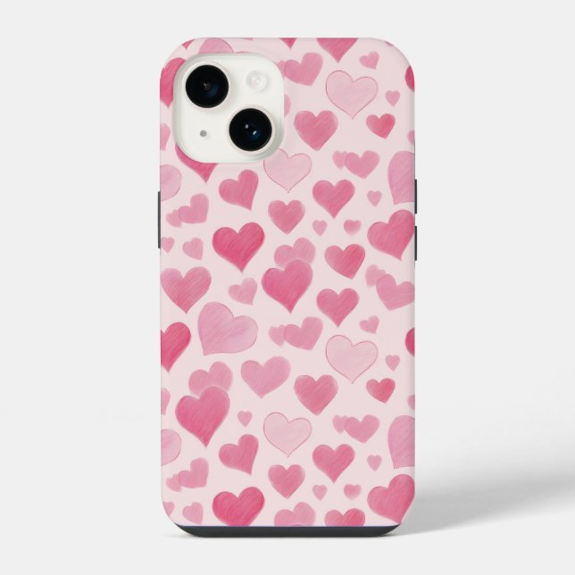 Pink Love iPhone Case (Back)