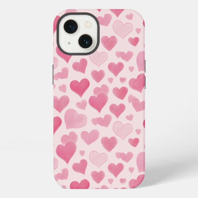 Pink Love iPhone Case (Back)