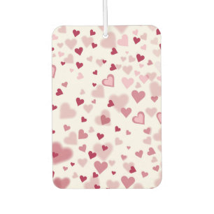 Pink Lovely Hearts Pattern Air Freshener