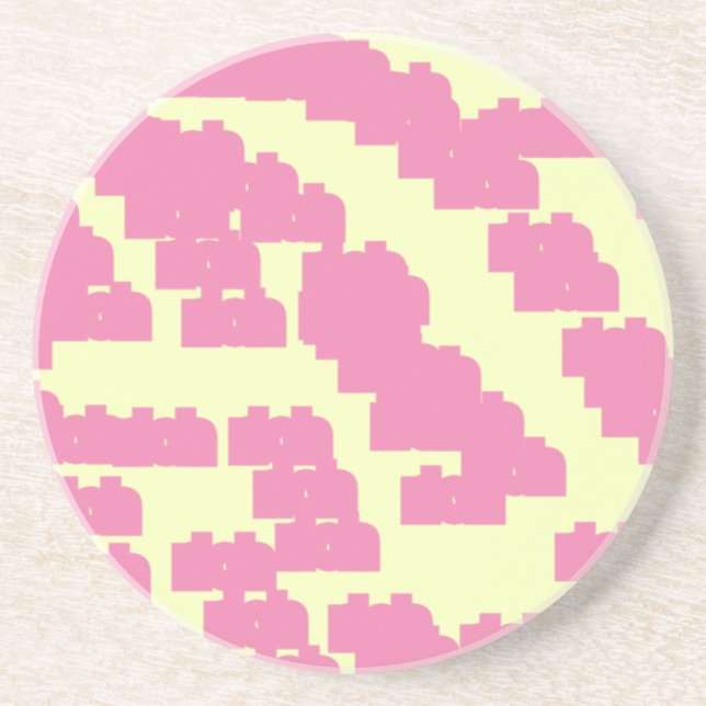 pink lucky 888 coaster (Front)