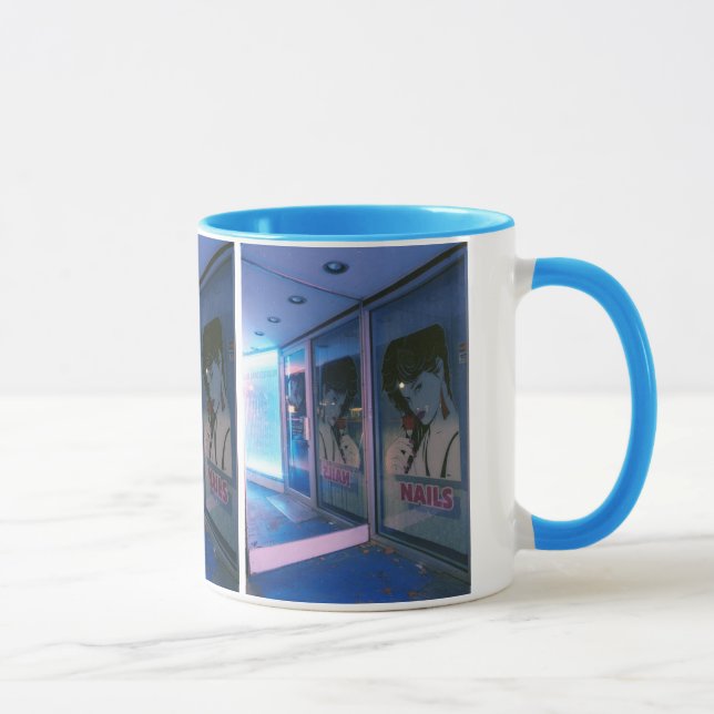 Pink-Lucky Nails Mug (Right)