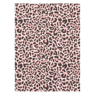 Pink Luxury Leopard Print Tablecloth