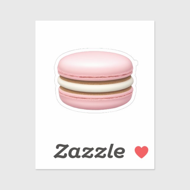  Pink Macaron Emoji Art (Sheet)