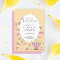 Pink Macarons & Crystal Punch Set Bridal Shower