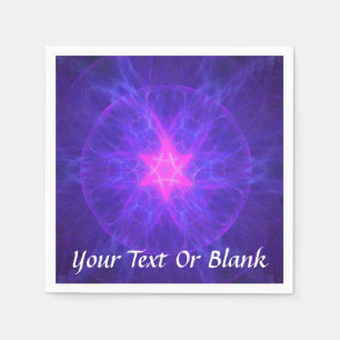 Pink Magen David Napkin