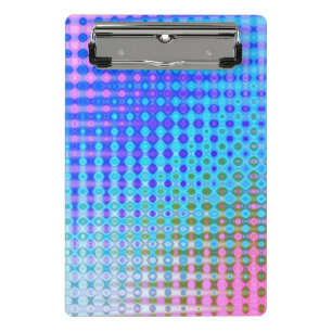 Pink Magenta Purple Blue Turquoise Mini Clipboard