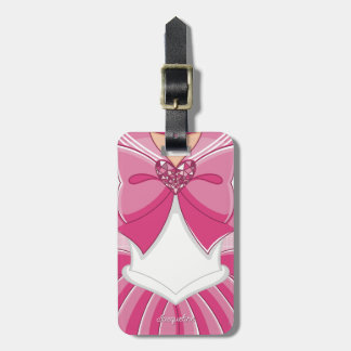 Pink Magical Girl  Luggage Tag