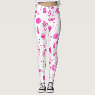 pink magical mystical leggings