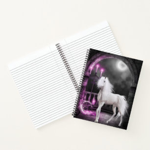 Pink Magical Unicorn Notebook