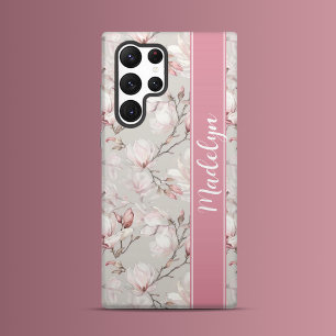 Pink Magnolia Elegance  Samsung Galaxy Case
