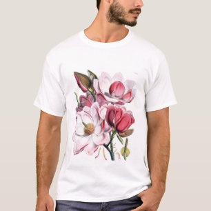Pink Magnolia Flowers T-Shirt
