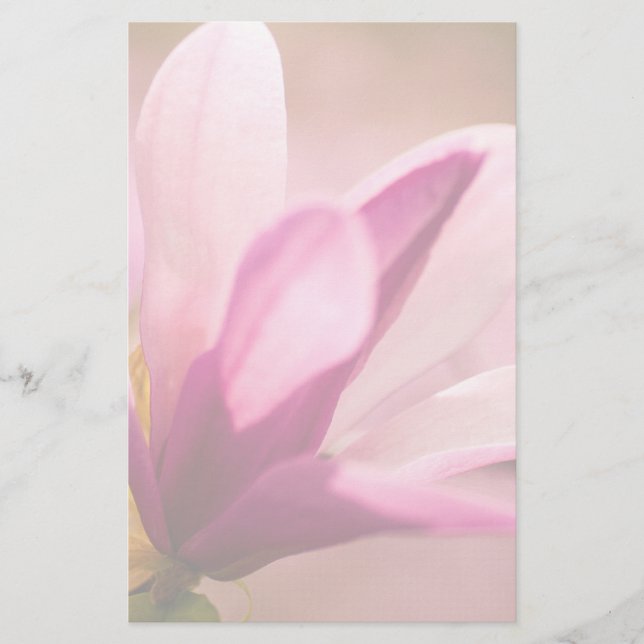 Pink Magnolia Stationery (Front)