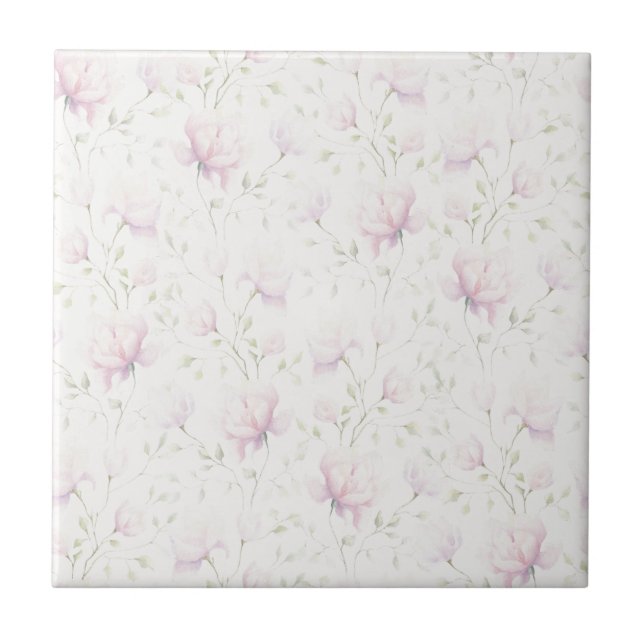 Pink Magnolia Tile (Front)