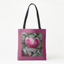 Pink Magnolia Tote Bag