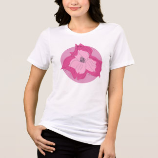 Pink magnolia Tri-Blend shirt