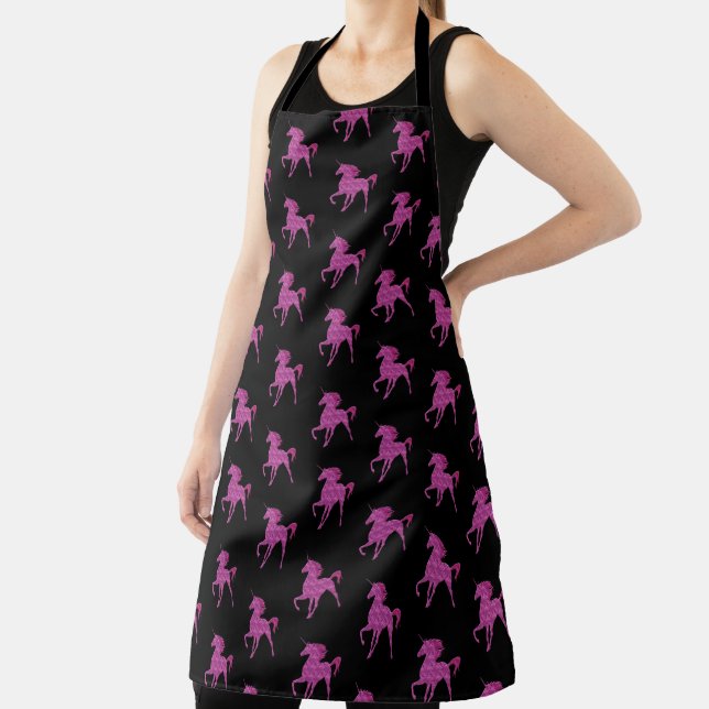 Pink Majestic Magical Unicorn Apron (Insitu)