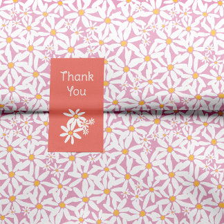 Pink - Make My Daisy Tissue Paper