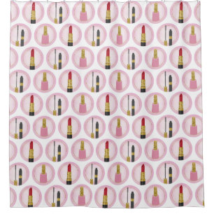Pink Makeup Cosmetics Pattern Cosmetology