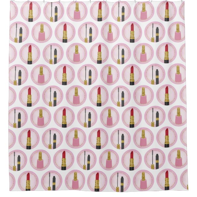 Pink Makeup Cosmetics Pattern Cosmetology (Front)