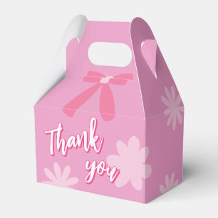 Pink Malibu Come on Besties Birthday Thank You Favor Box