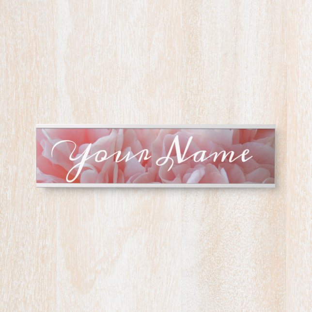  Pink Mallow Door Sign (Front)