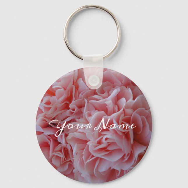  Pink Mallow Keychain (Front)