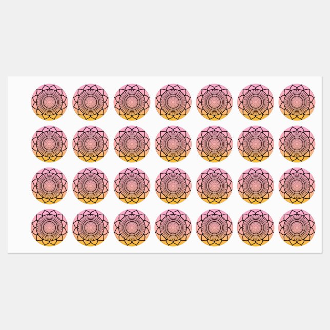 Pink mandala -Mandalaart (Sheet)