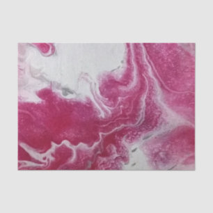 Pink Marble Abstract Tissue Paper